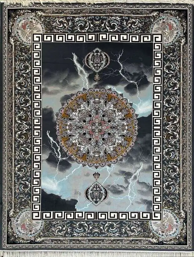 فرش فرانسوی ذغالی ۷۰۰ شانه